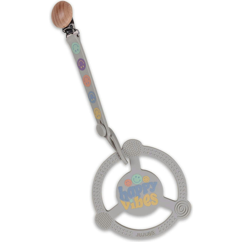 JuJuBe × Studio Oh! Silicone Teether Ring With Detachable Clip