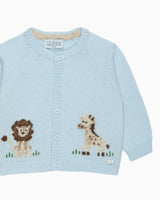 Baby Augustus Lion & Giraffe Cardigan