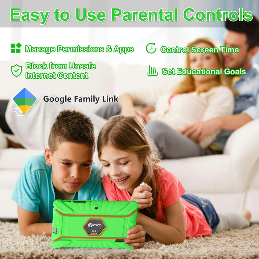 Contixo V8 32GB 7"" Kids Contixo Academy Tablet
