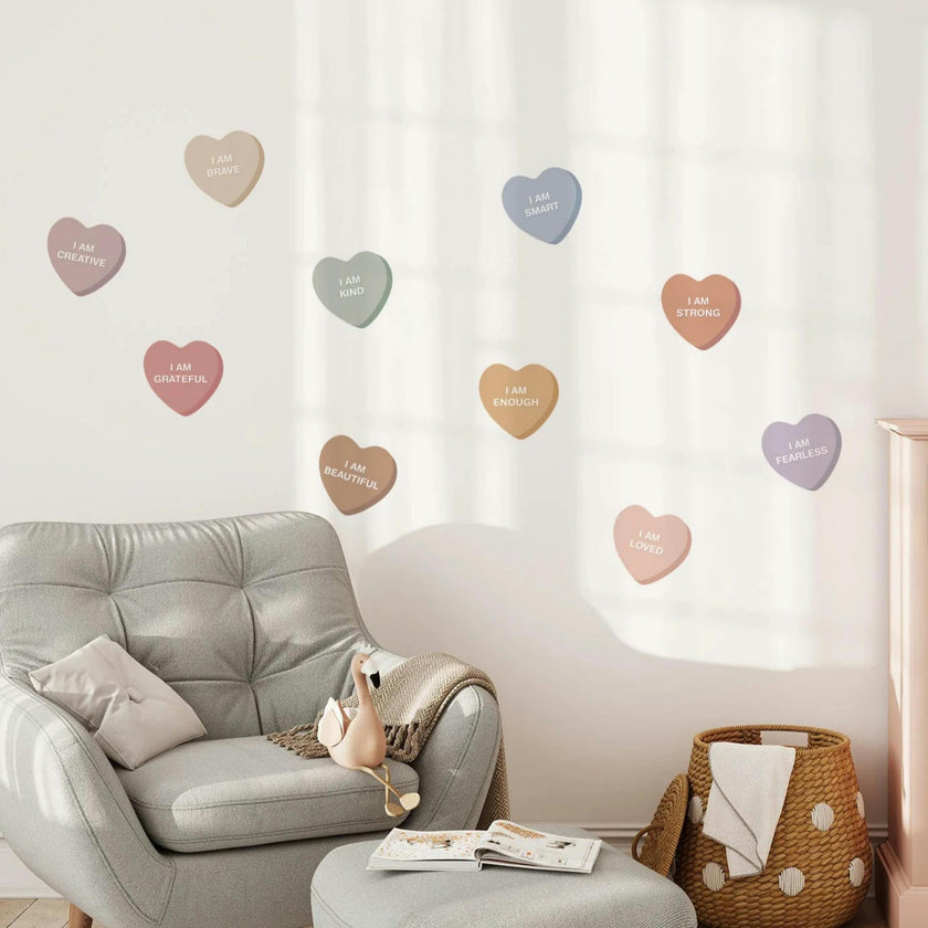 Peel & Stick Fabric Wall Stickers