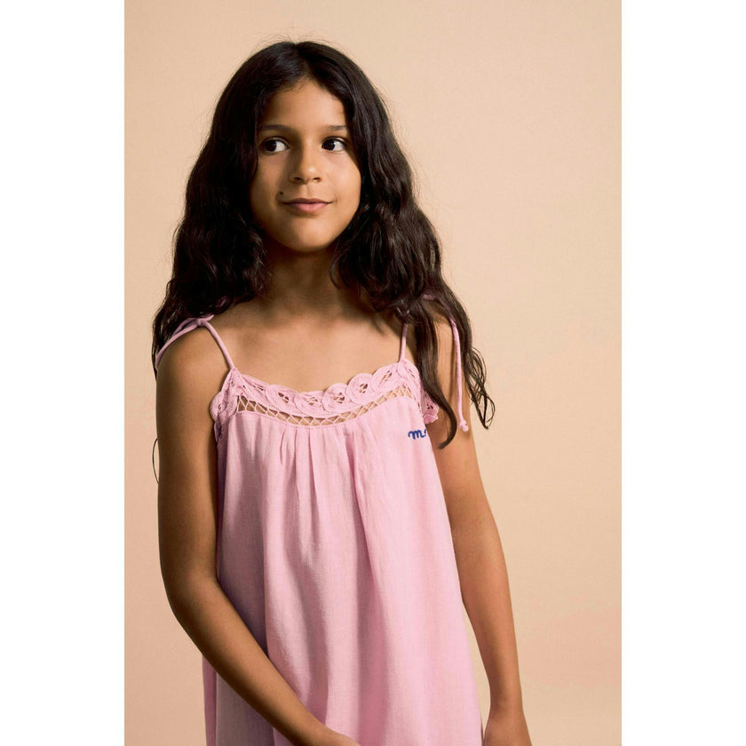 ISLA LACE DRESS PINK