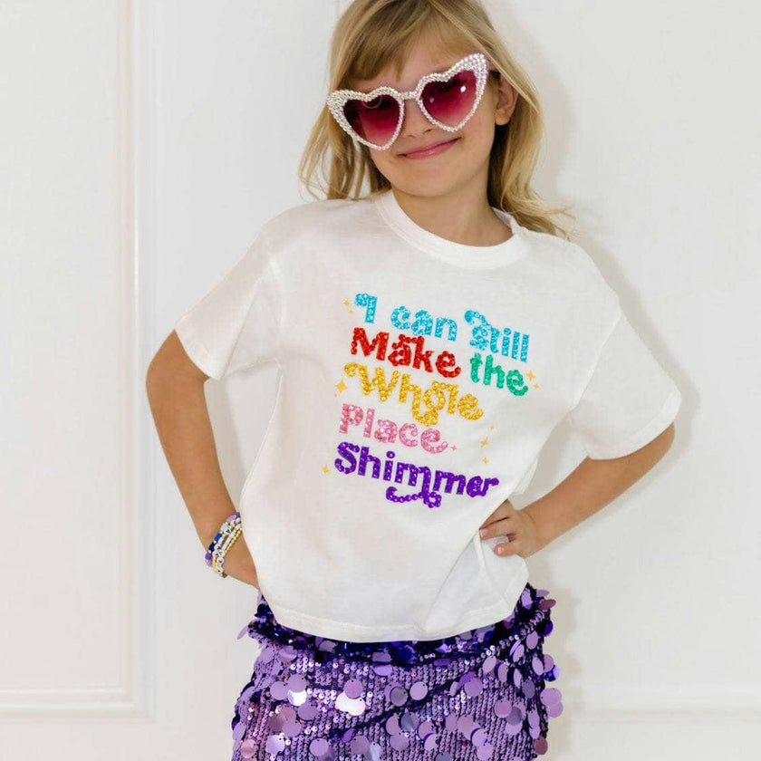 Shimmer Rainbow Gem Crystal T-shirt