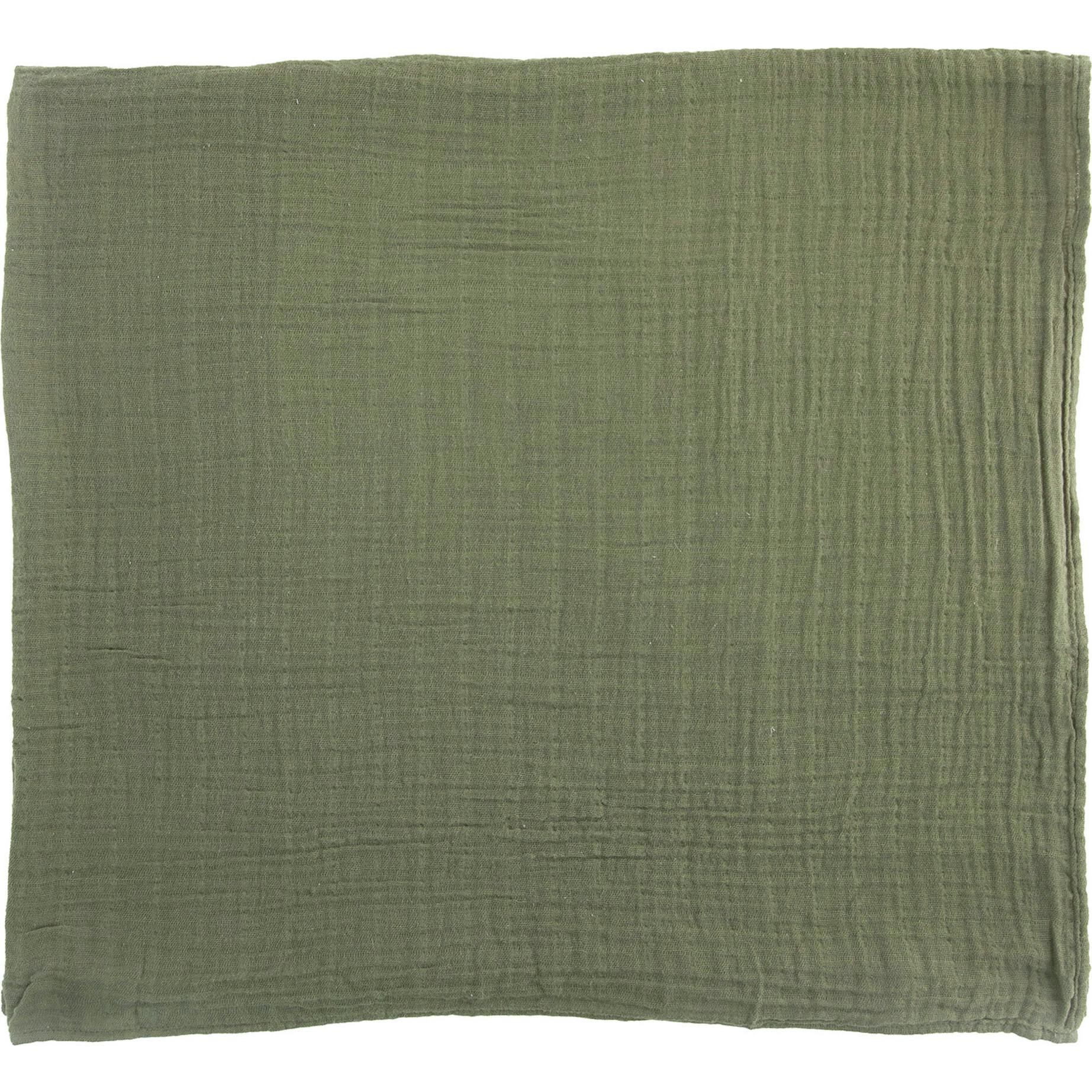 Cotton Muslin Swaddle Blanket - Fern