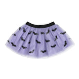 Sequin Bat Halloween Tutu Skirt