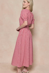 Jessie Dress in Red Gingham