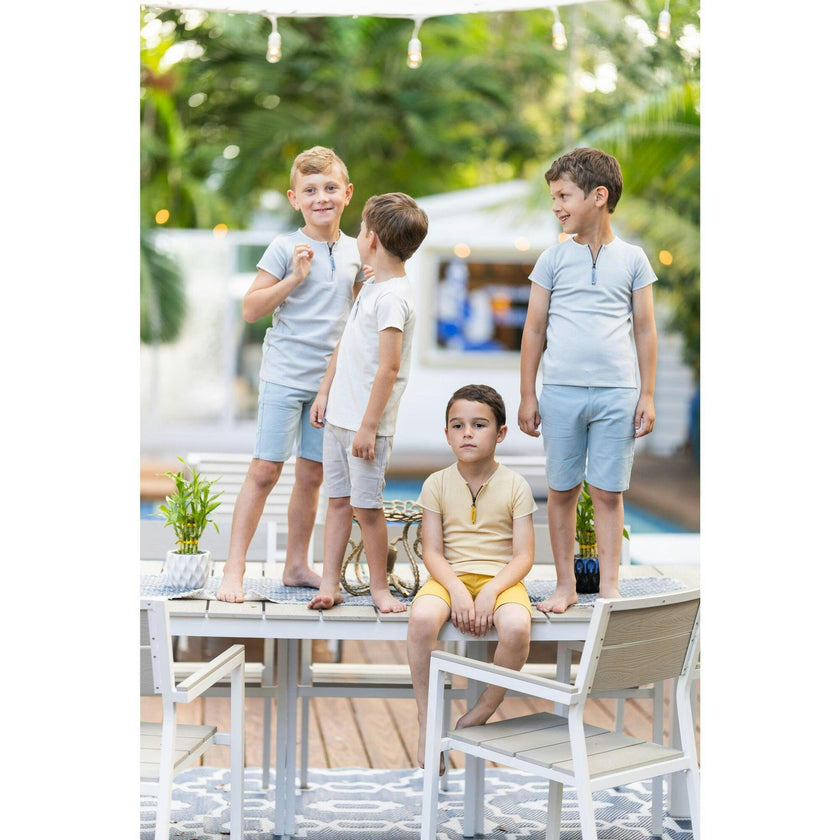 Horizontal Striped Boy Shorts