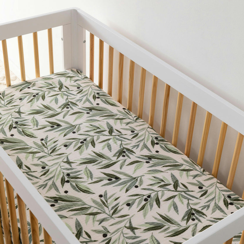 Babyletto Crib Sheet in GOTS Certified Organic Muslin Cotton