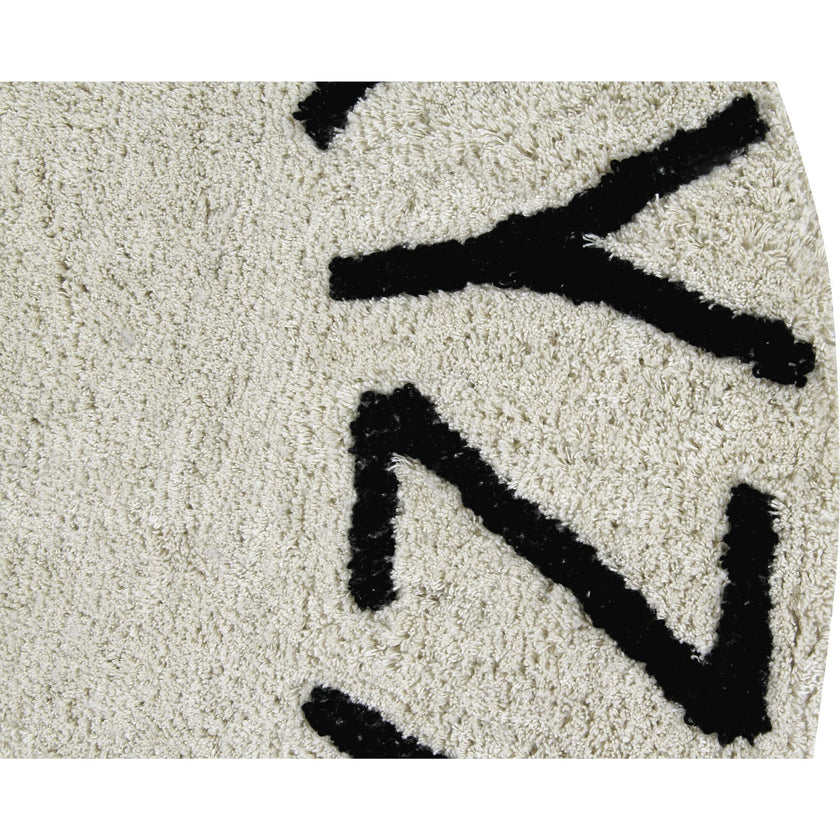 ABC Round Washable Rug