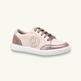 All American Sneaker | Textured Pink Leather