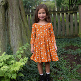 Twirly Dress in Coffee Shop