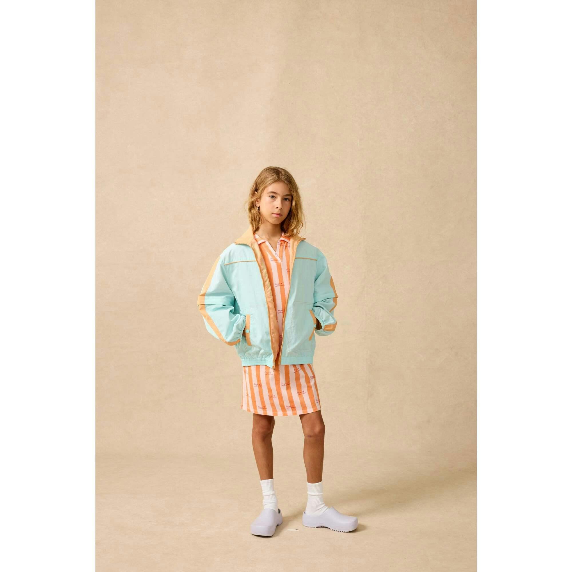 Zipper Windbreaker in Cotton Candy