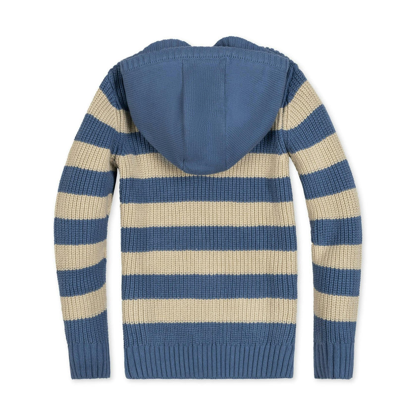 Organic Henley Sweater Hoodie
