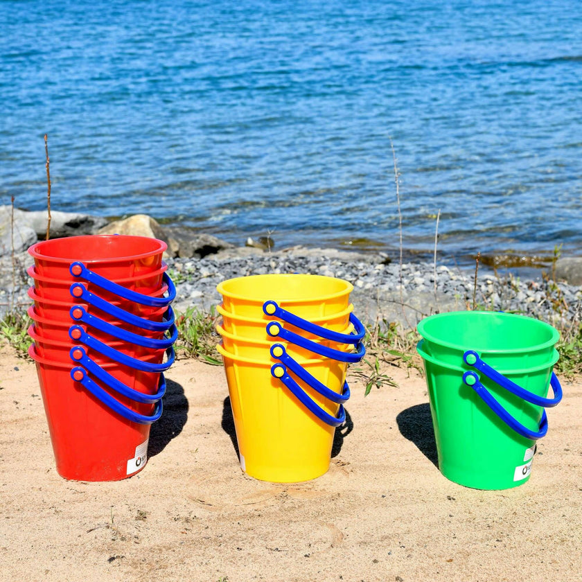Large Sand Pail 12 Pack (6 red