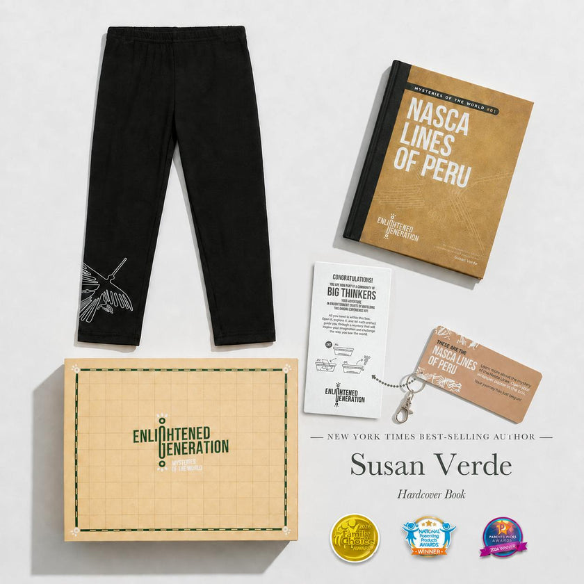 Nasca Gift Box with Mystery Hummingbird Kids Leggings, Book, and Activities
