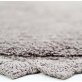 Perla Hand-Tufted Crochet Lace Trim Round Rug