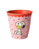 Melamine Cup with Snoopy Print - Medium - Pink - 8.45 oz -