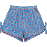 Girls Blue Primrose Tie-Knot Short