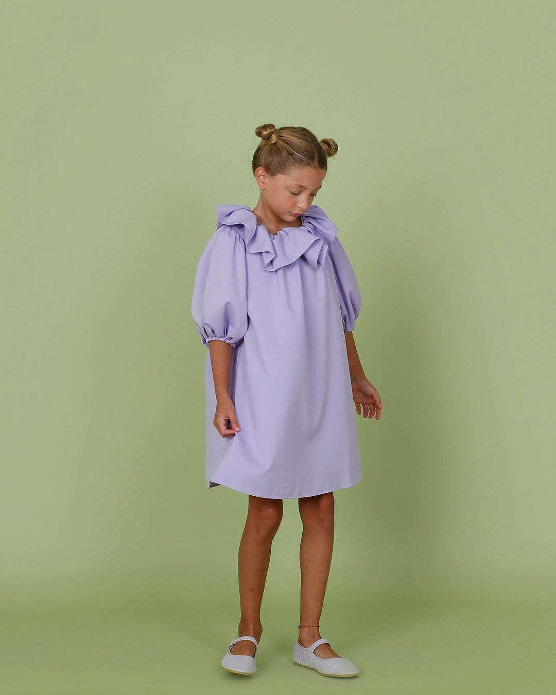 Sara dress (ash pink)
