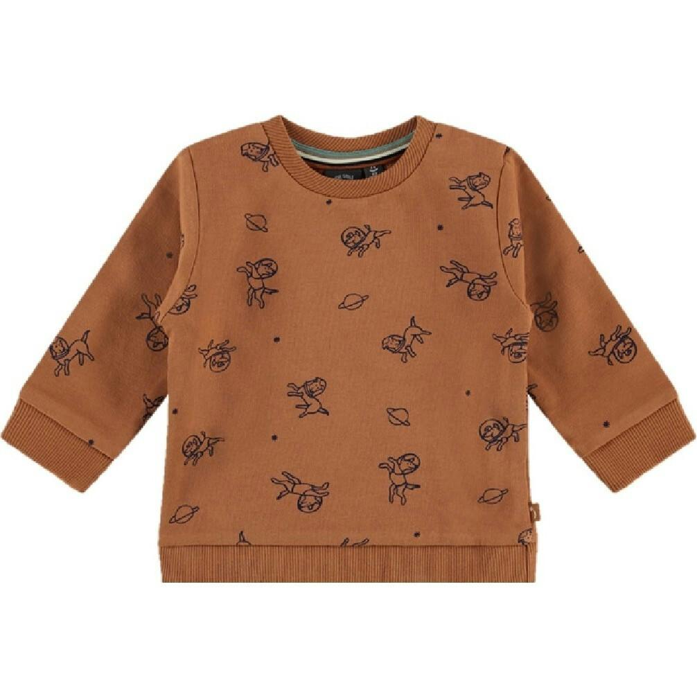 in Space Print Sweatshirt