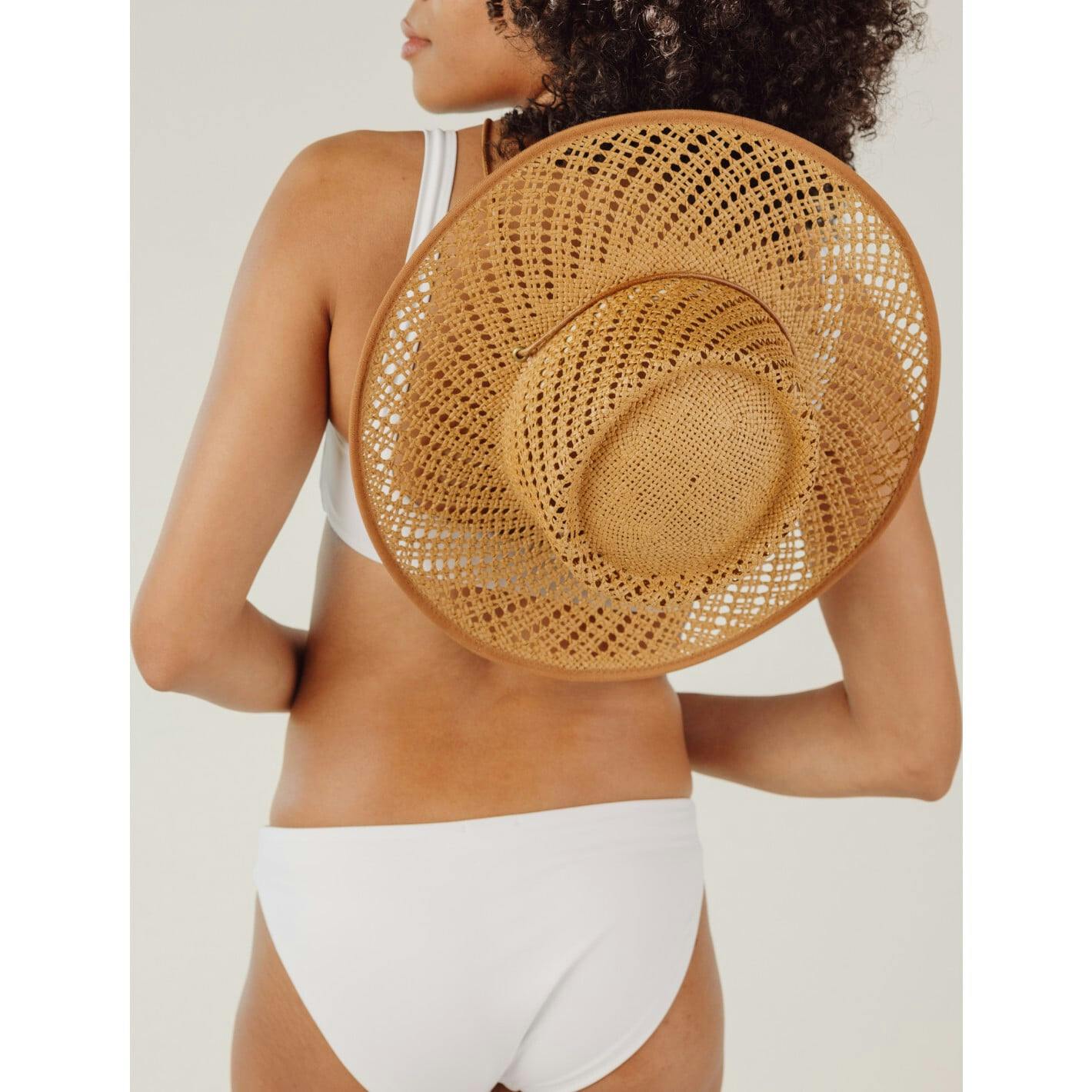 Women's White Low Waisted Bikini Bottom