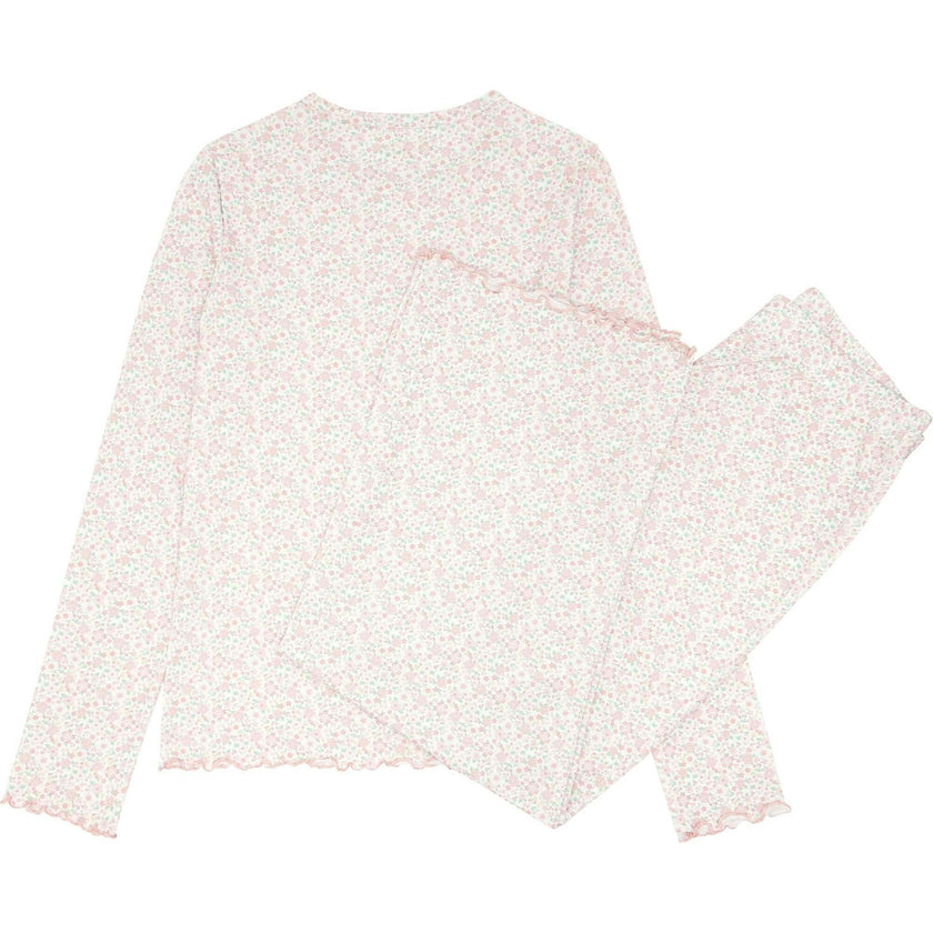 Women's Antique Floral Pima Pajamas Set