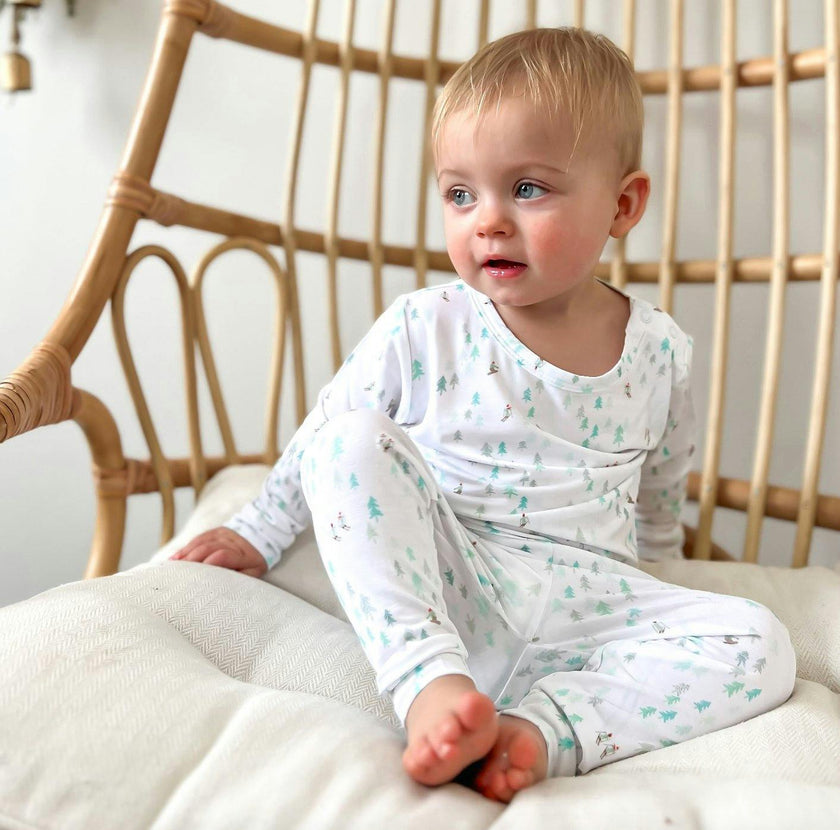 Long Sleeve Two-Piece Pajamas Set