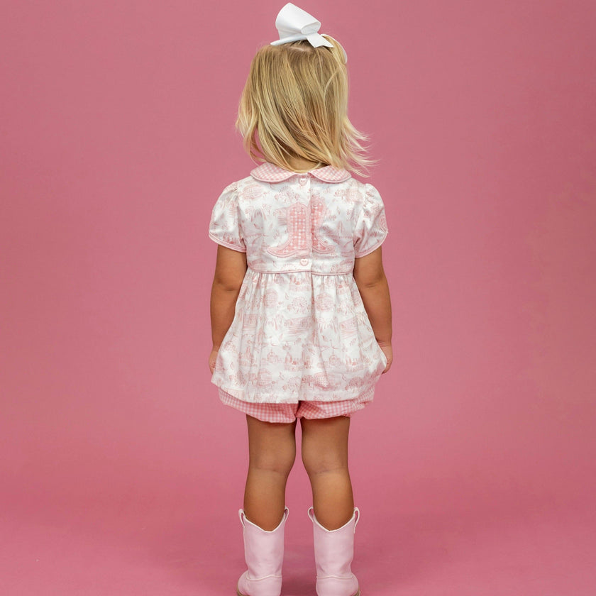 Emery Girl Set - Dallas Print