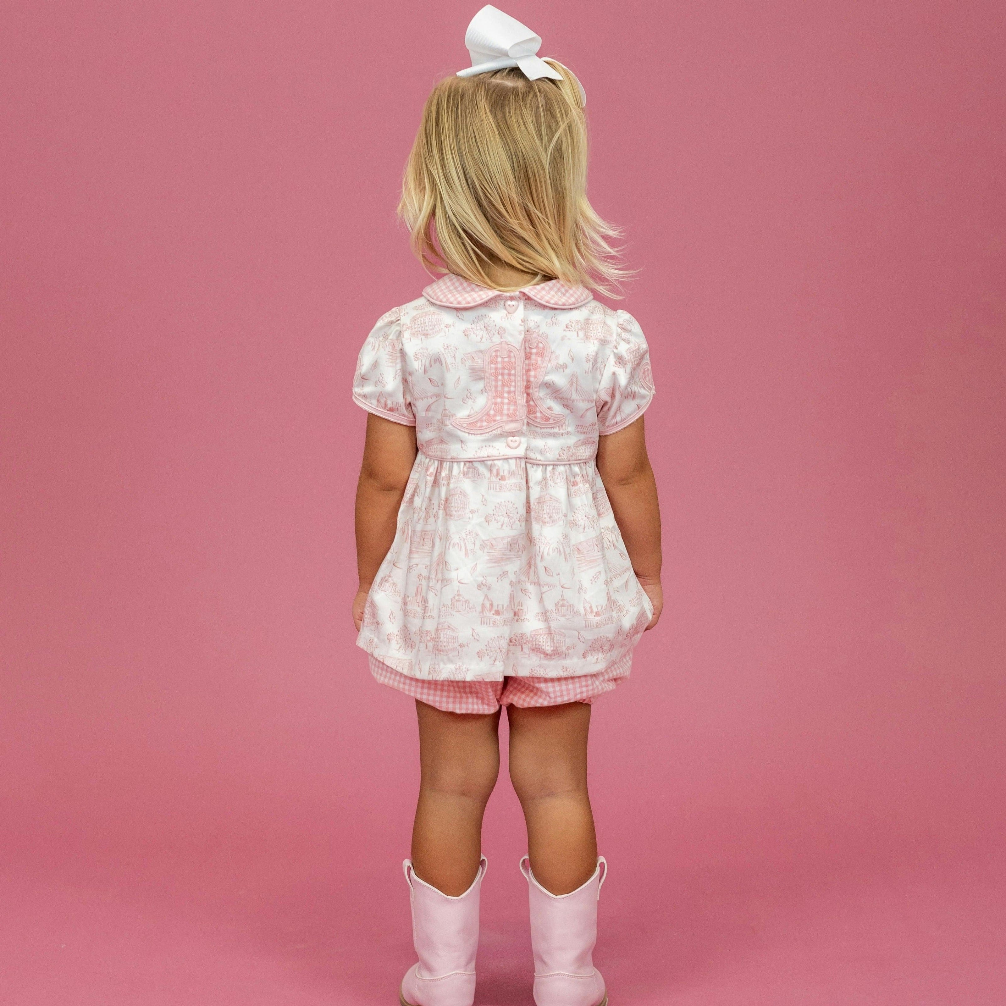 Emery Girl Set - Dallas Print