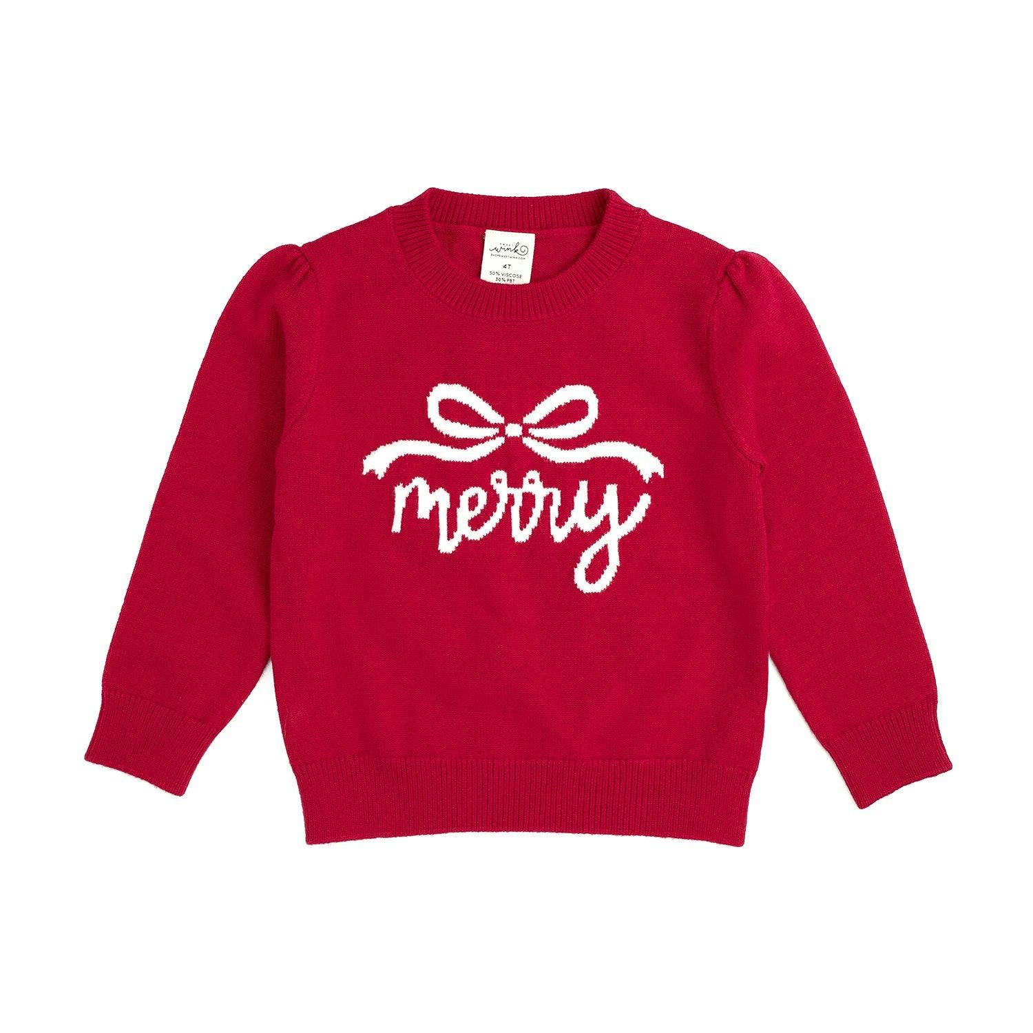 Merry Bow Christmas Sweater