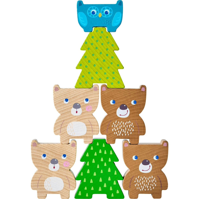 Forest Friends Chunky Wooden Stacking Toy (Made in Germany)