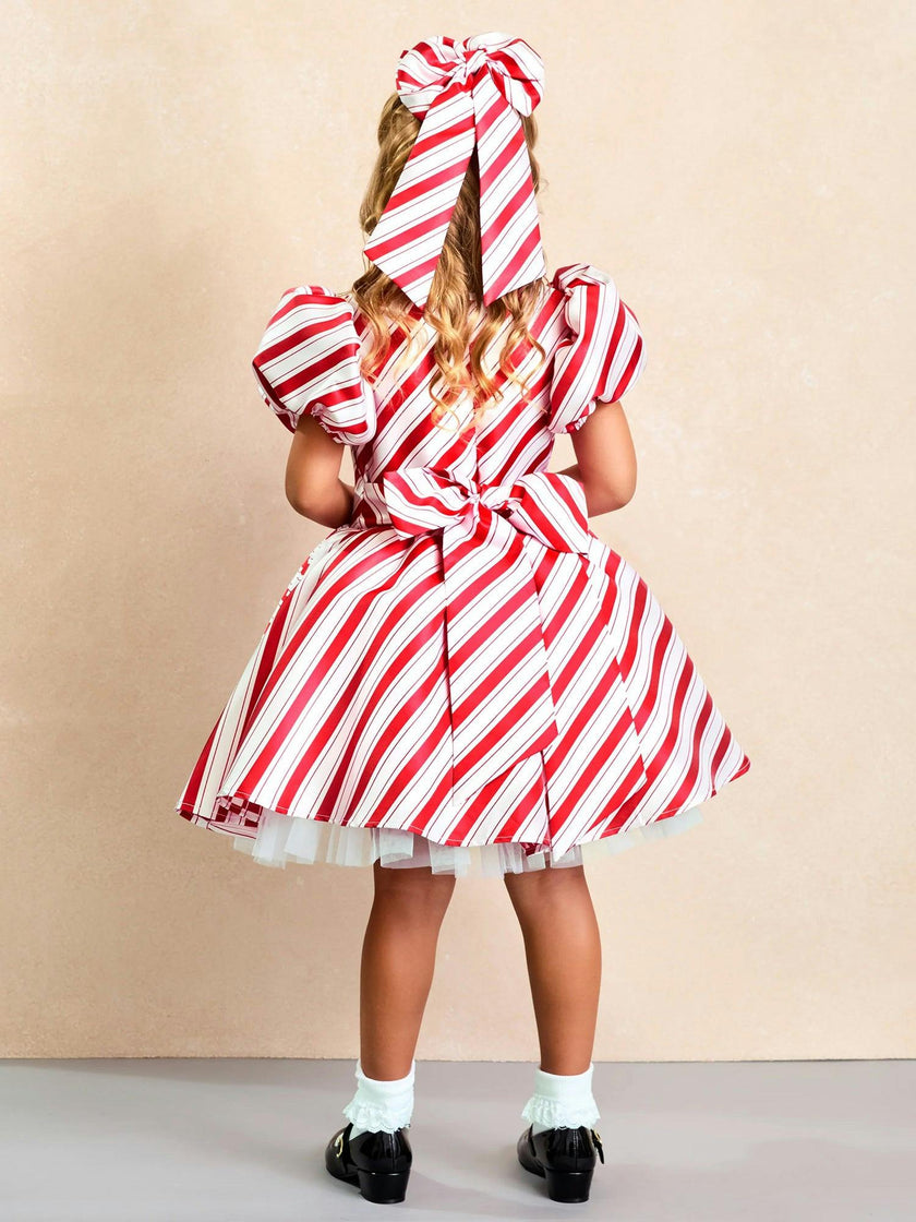Holiday Candy Cane Dress for Girls