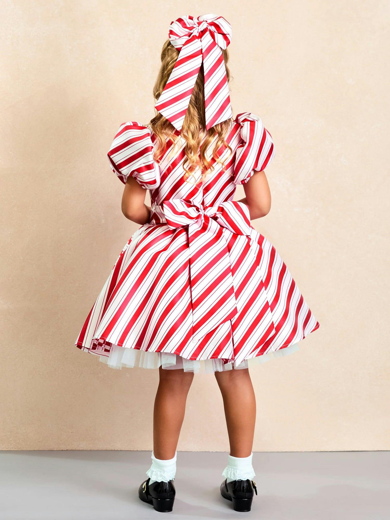 Holiday Candy Cane Dress for Girls