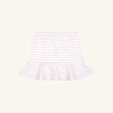 Tennis Skirt in Pink Heart Stripe