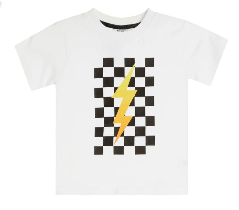 Kids Tee - Orange Gradient Bolt