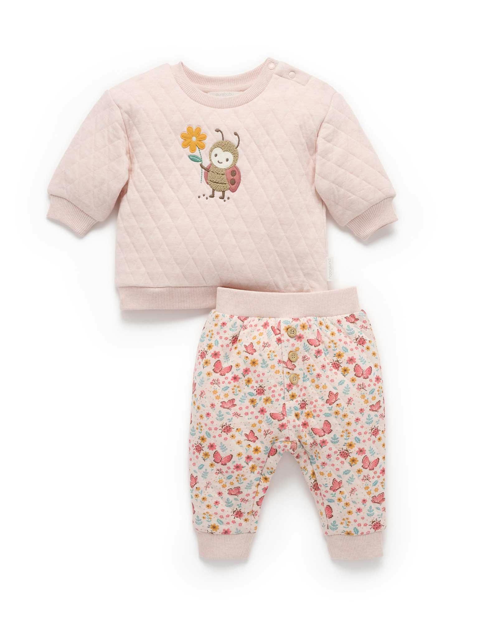 Quilted Track Set Butterfly Print
