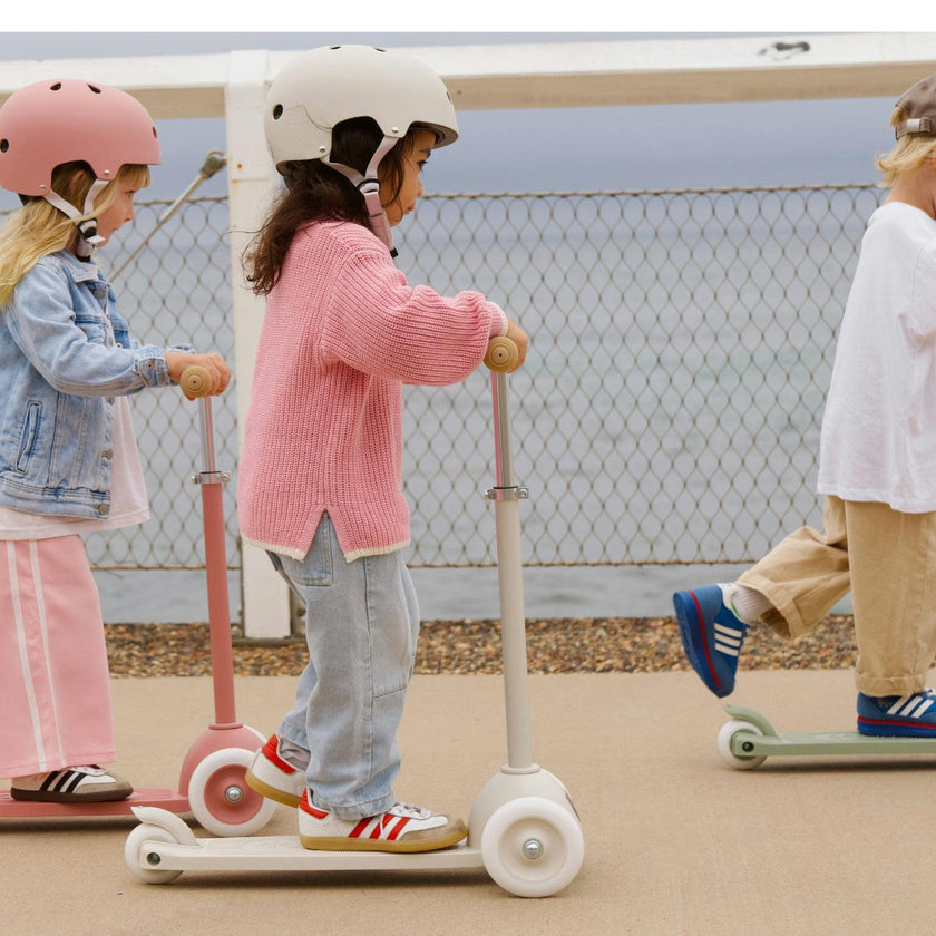 Banwood Eco Kids Bike Helmet — Ivory