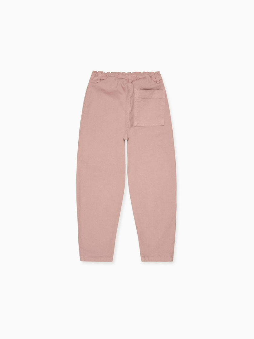 Pink Tierra Girl Barrel Jeans