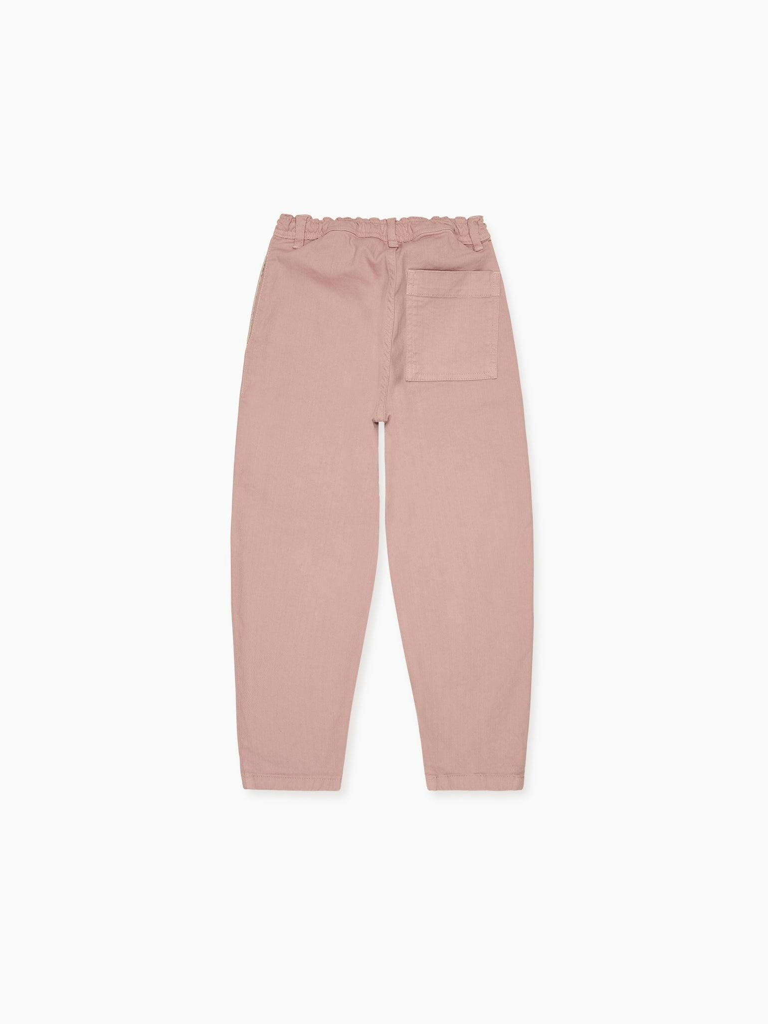 Pink Tierra Girl Barrel Jeans