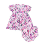 Rose Abundance - Betty Dress Puff Sleeve with Bloomer