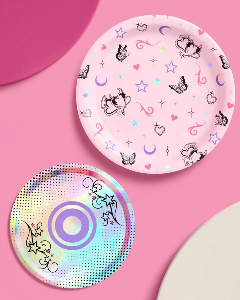 Y2K Plates - 32 paper plates