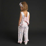 Posh Spooks Ruffled Bow Back Tank Pant Set