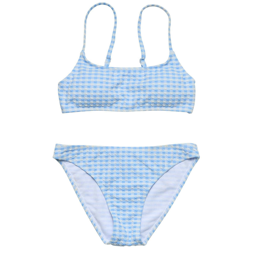Seaside Gingham Teen Crop Bikini