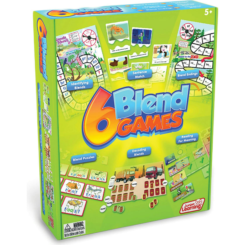6 Blend Games Junior Learning Board Game