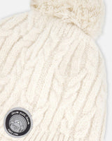 Lined Winter Hat with Pompom