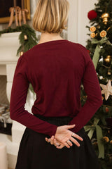 Rhodes Sweater in Burgundy