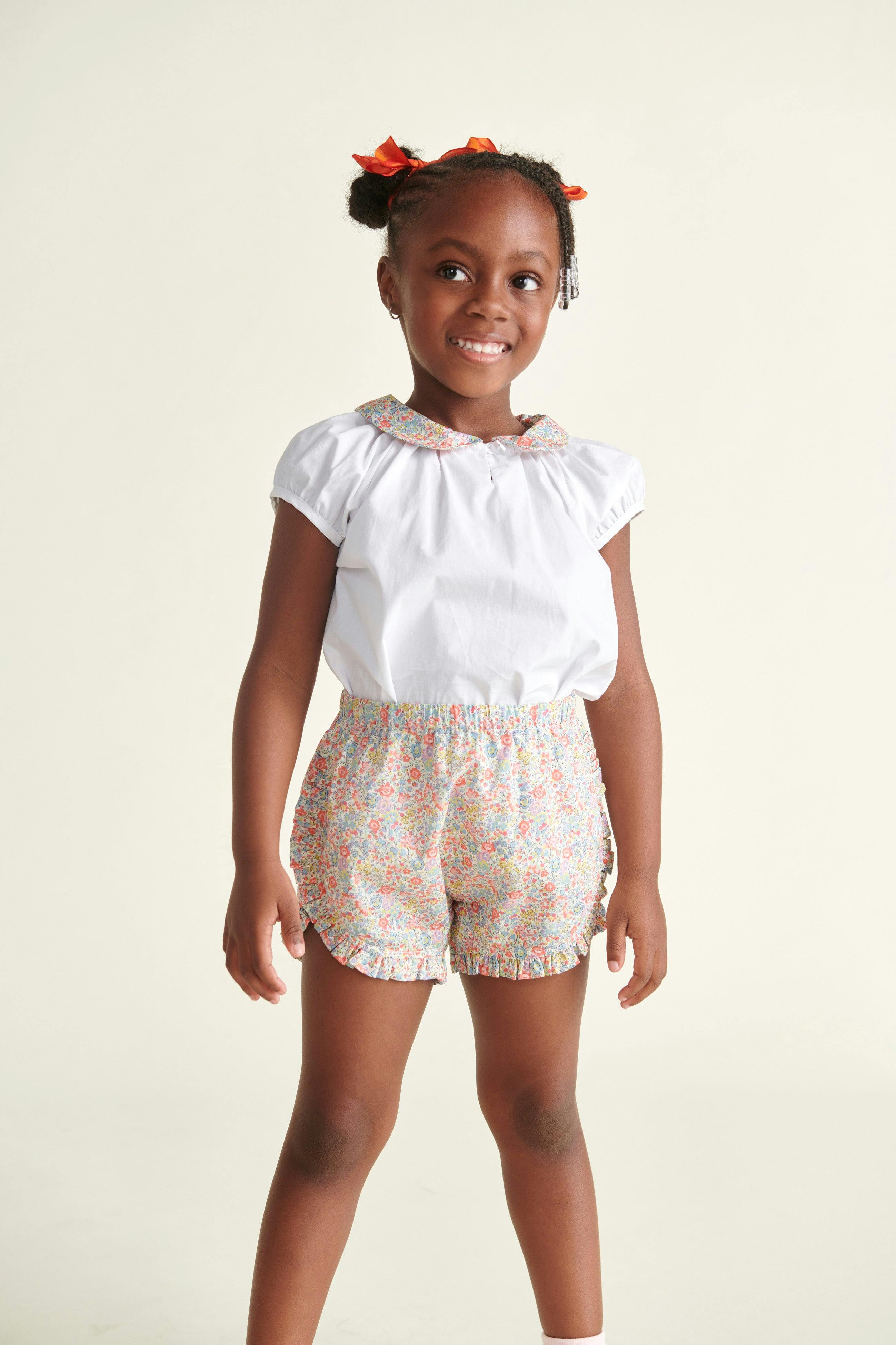 Made With Liberty Fabric Girls Blouse Sally