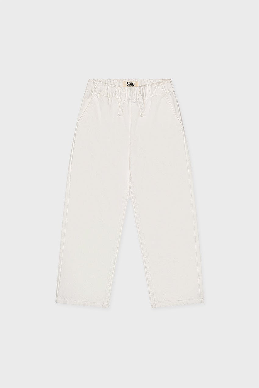 Organic Cotton Drawstring Straight Leg Jean