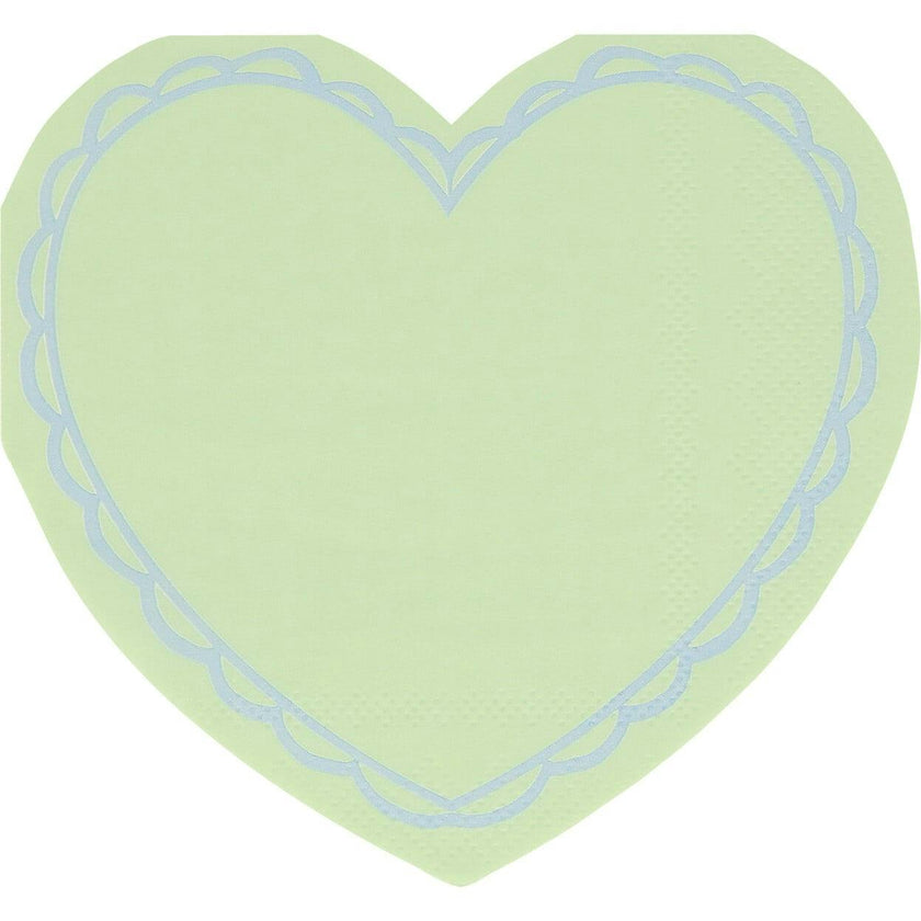 Pastel Heart Small Napkins