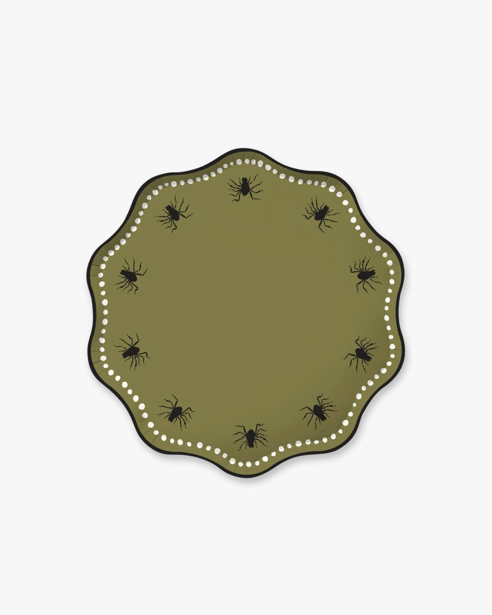 Charlotte Dessert Plate Set - Olive