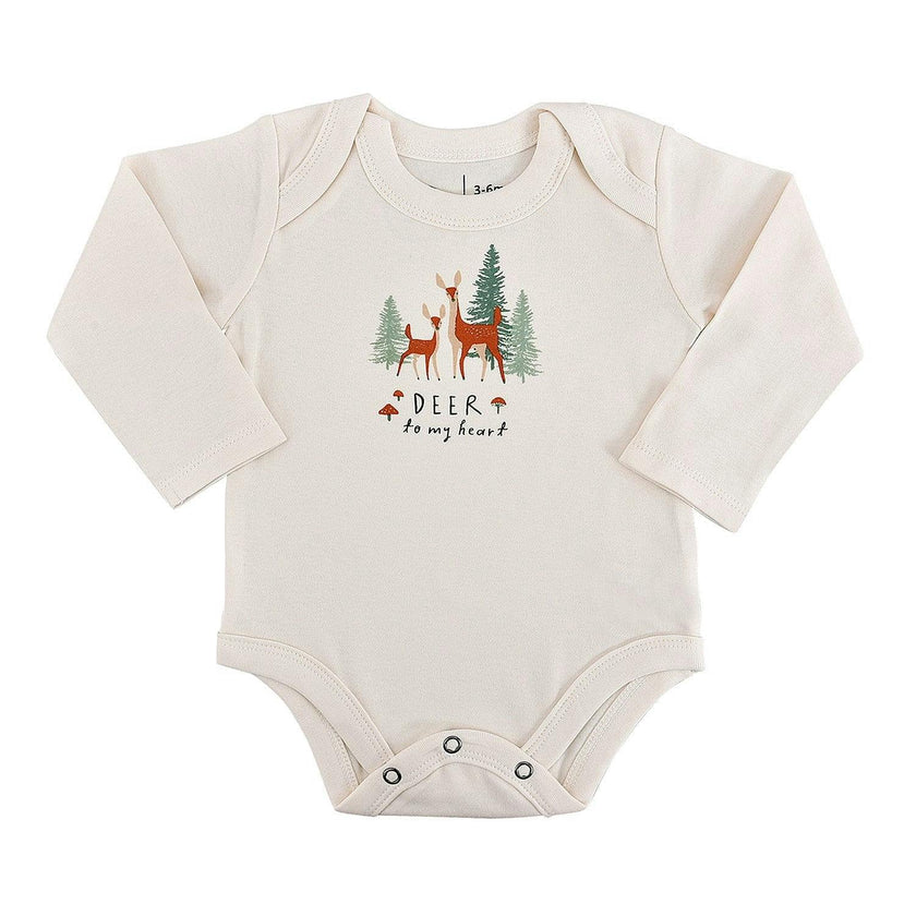 long sleeve graphic bodysuit | deer to my heart